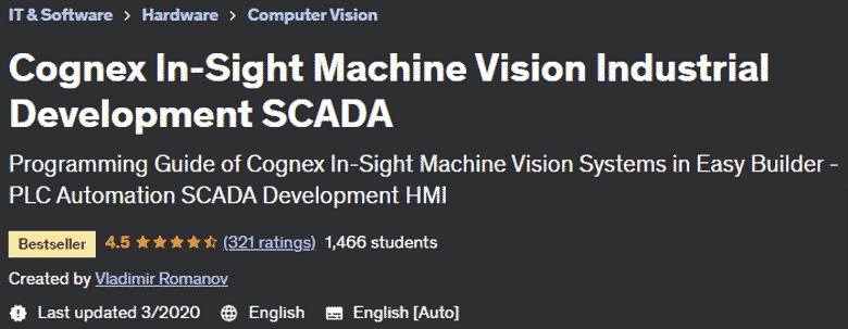 Cognex In-Sight Machine Vision Industrial Development SCADA