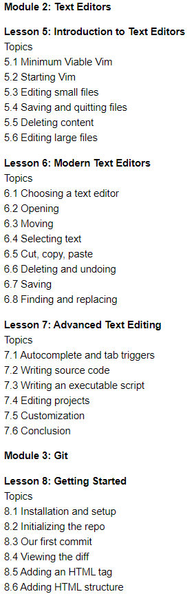Learn Enough Developer Tools to Be Dangerous Command Line Text Editor and Git Version Control Essentials