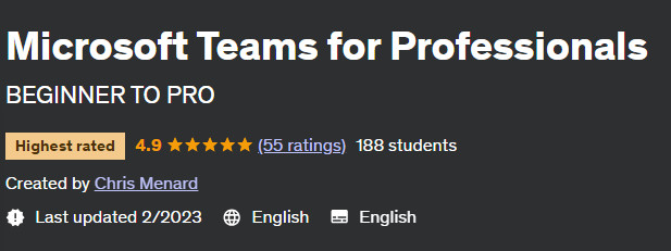 Microsoft Teams for Professionals 