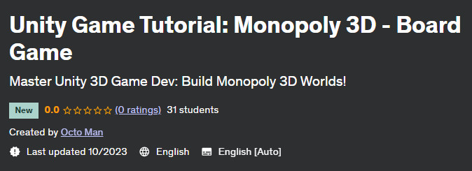 Unity Game Tutorial: Monopoly 3D - Board Game 