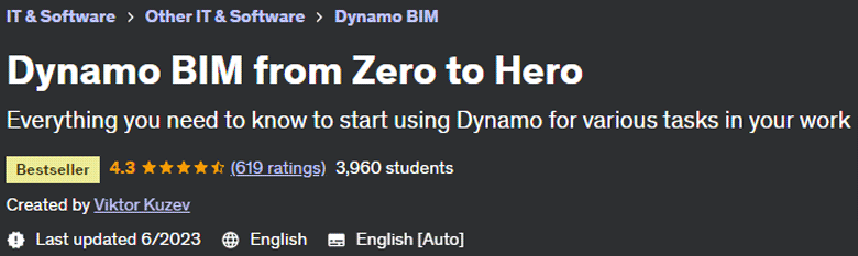 Dynamo BIM from Zero to Hero