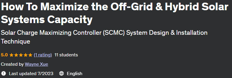 How To Maximize Off-Grid & Hybrid Solar Systems Capacity 