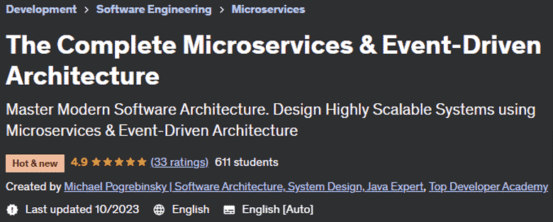 The Complete Microservices & Event-Driven Architecture