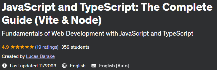 JavaScript and TypeScript: The Complete Guide (Vite & Node)