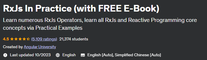 RxJs In Practice (with FREE E-Book)