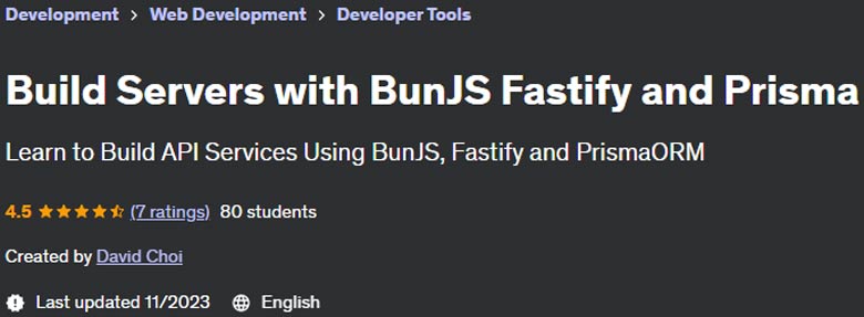 Build Servers with BunJS Fastify and Prisma