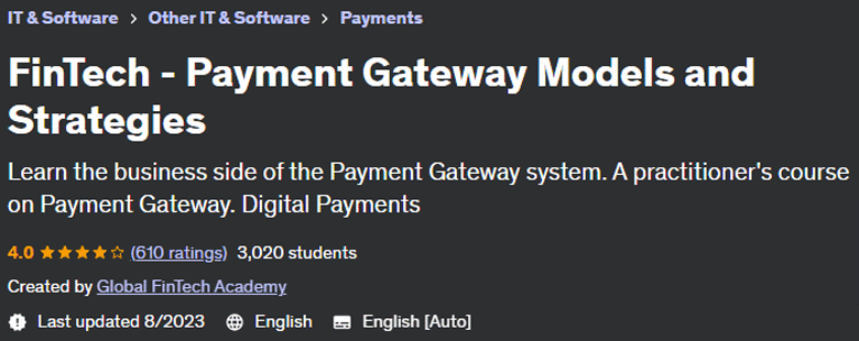 FinTech - Payment Gateway Models and Strategies