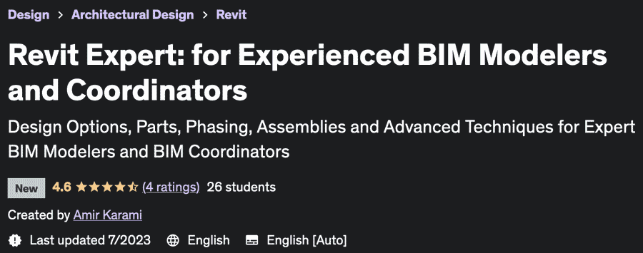 Revit Expert: for Experienced BIM Modelers and Coordinators