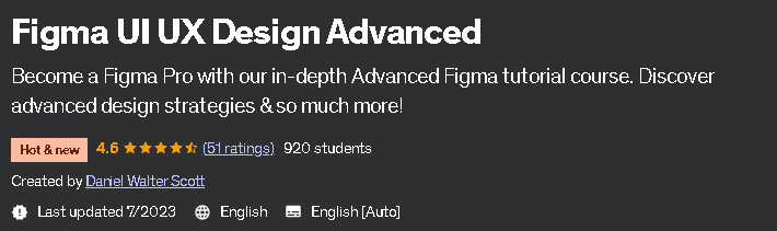 Figma UI UX Design Advanced