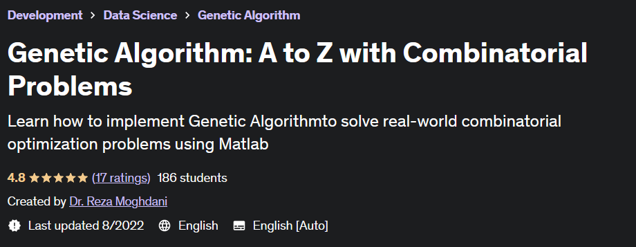 Genetic Algorithm: A to Z with Combinatorial Problems