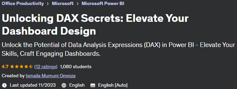 Unlocking DAX Secrets: Elevate Your Dashboard Design