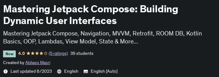 Mastering Jetpack Compose: Building Dynamic User Interfaces