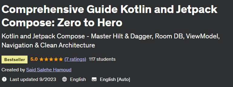 Comprehensive Guide Kotlin and Jetpack Compose: Zero to Hero 