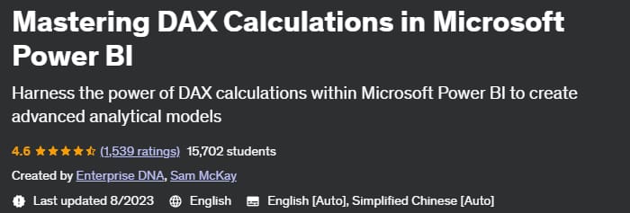 Mastering DAX Calculations in Microsoft Power BI