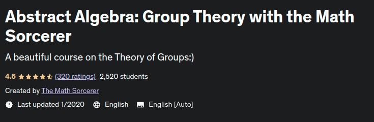 Abstract Algebra: Group Theory with the Math Sorcerer