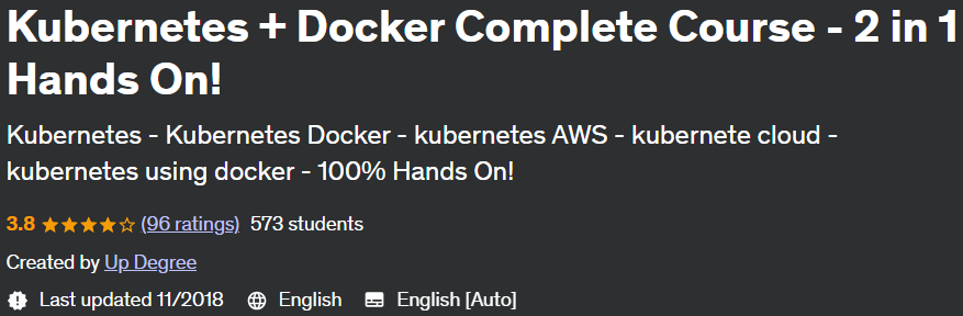 Kubernetes + Docker Complete Course - 2 in 1 Hands On!