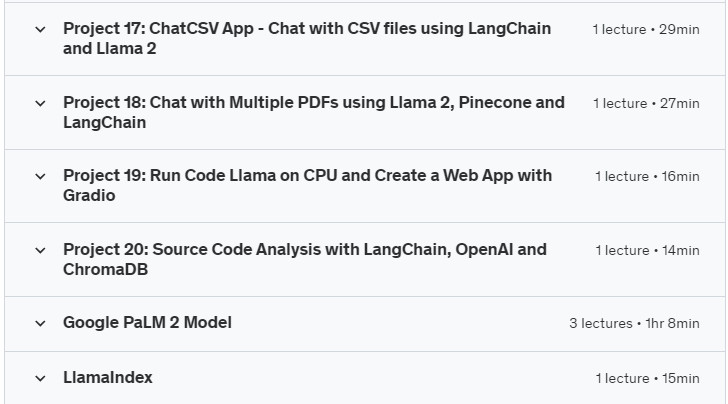 Learn LangChain: Build #22 LLM Apps using OpenAI & Llama 2