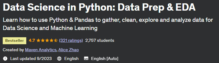 Data Science in Python: Data Prep & EDA