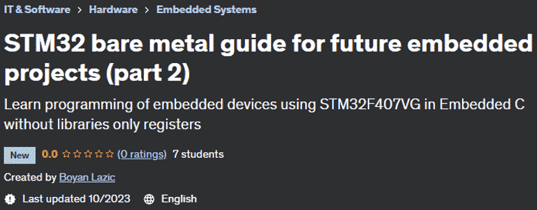 STM32 bare metal guide for future embedded projects (part 2)