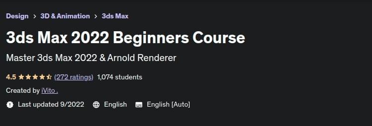 3ds Max 2022 Beginners Course