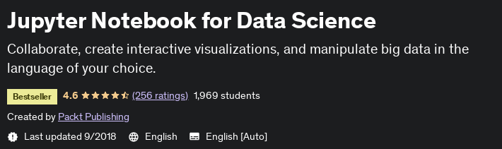 Jupyter Notebook for Data Science