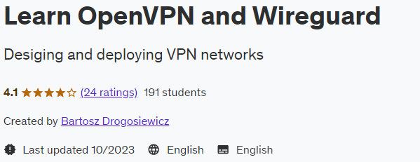 Learn OpenVPN and Wireguard