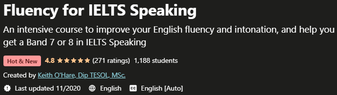 Fluency for IELTS Speaking