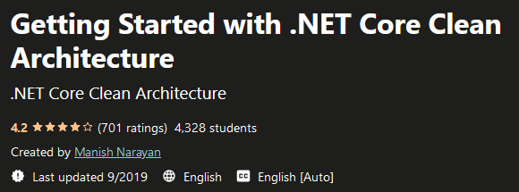 Getting Started with .NET Core Clean Architecture