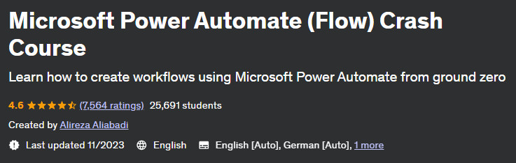 Microsoft Power Automate (Flow) Crash Course 