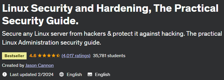 Linux Security and Hardening, The Practical Security Guide