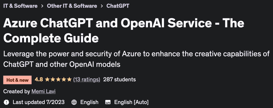 Azure ChatGPT and OpenAI Service - The Complete Guide