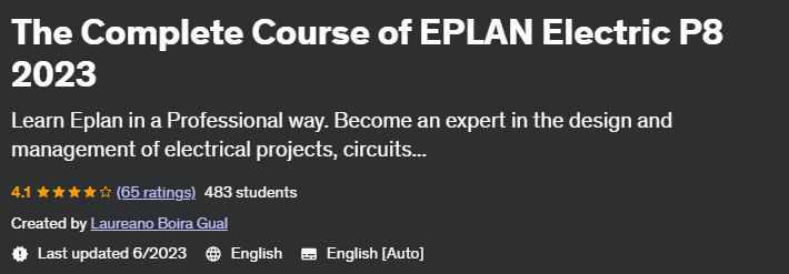 The Complete Course of EPLAN Electric P8 2023