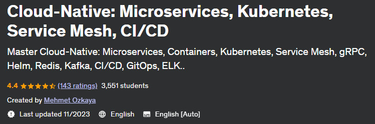 Cloud-Native: Microservices Kubernetes Service Mesh CI/CD