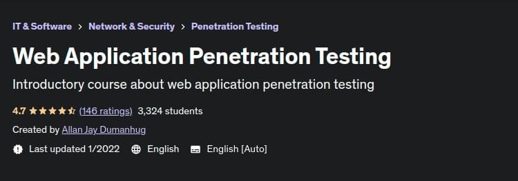 Web Application Penetration Testing