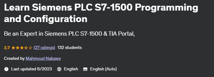 Learn Siemens PLC S7-1500 Programming and Configuration