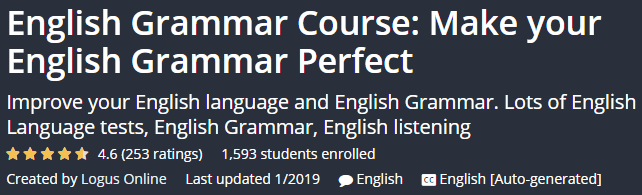 English Grammar Course: Make your English Grammar Perfect