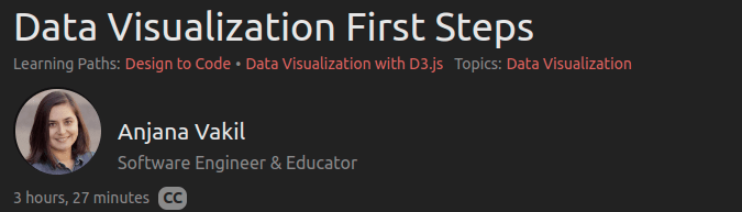 Data Visualization First Steps