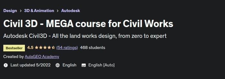 Civil 3D - MEGA course for Civil Works