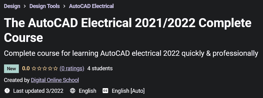 The AutoCAD Electrical 2021/2022 Complete Course