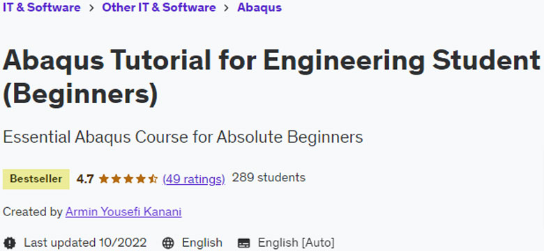 Abaqus Tutorial for Engineering Students (Beginners)