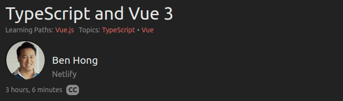 TypeScript and Vue 3