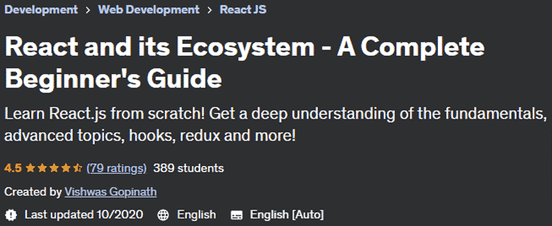 React and its Ecosystem - A Complete Beginner's Guide