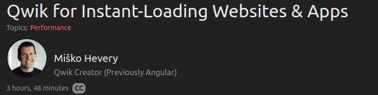 Qwik for Instant-Loading Websites & Apps