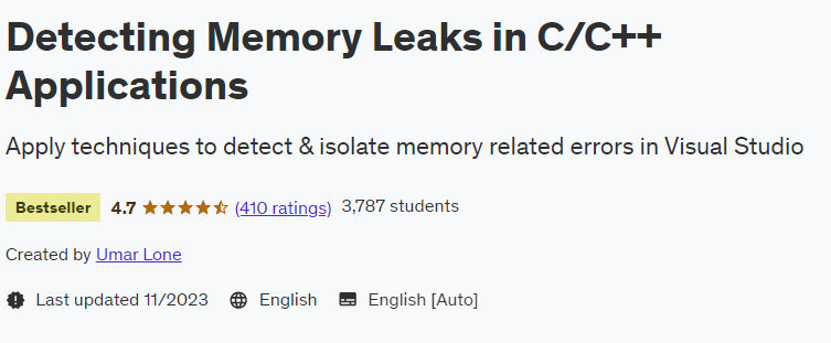 Detecting Memory Leaks in C/C++ Applications