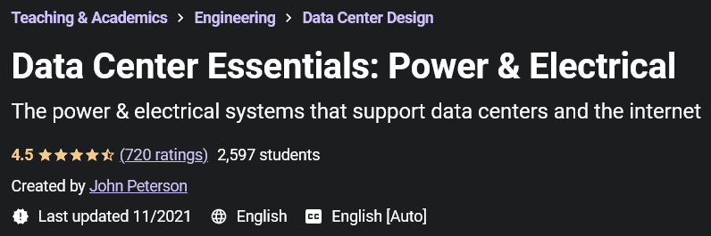 Data Center Essentials: Power & Electrical