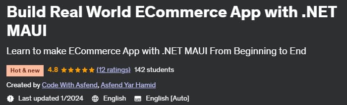 Build Real World ECommerce App with .NET MAUI