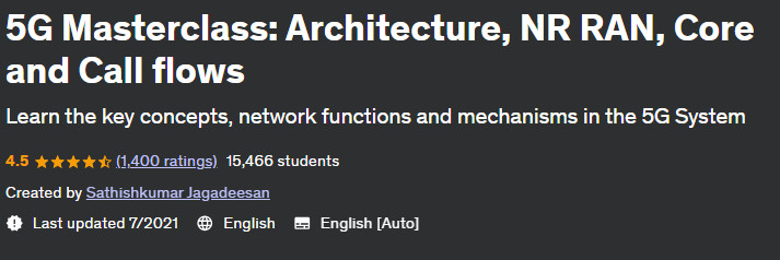 5G Masterclass: Architecture NR RAN Core and Call flows