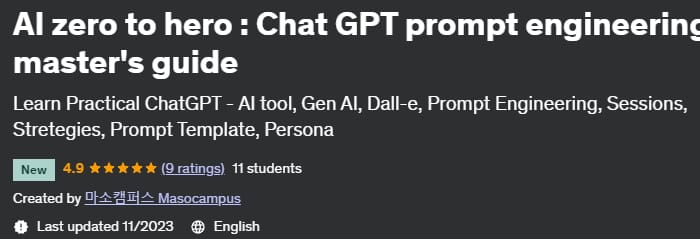 AI zero to hero _ Chat GPT prompt engineering master's guide