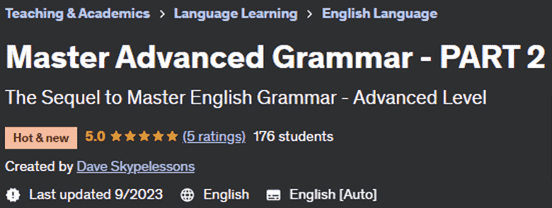 Master Advanced Grammar - PART 2