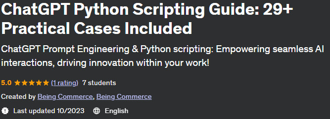 ChatGPT Python Scripting Guide: 29+ Practical Cases Included 